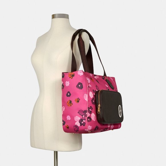 Coach Court Tote halftone floral - Picture 4 of 4